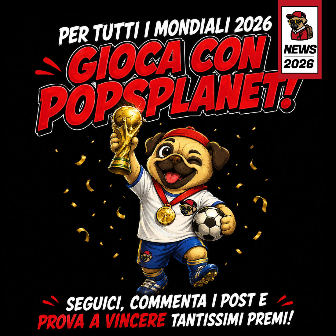 Per Tutti i Mondiali 2026 Gioca con Popsplanet - Indovina e Diventa il Nostro MVP