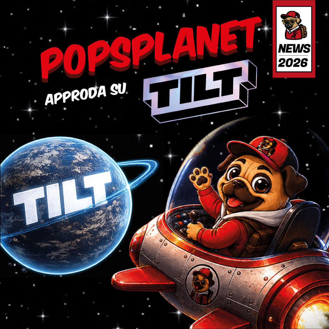 Popsplanet approda su TILT: €10 bonus per i nuovi utenti!