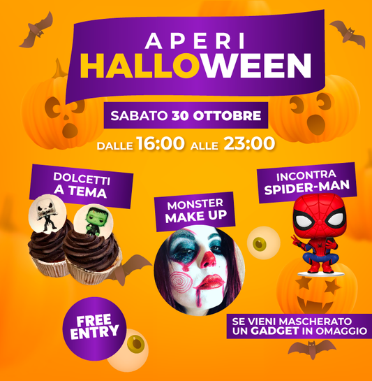 Impegni per Sabato 30 Ottobre?!? Trascorri la vigilia di Halloween con Popsplanet