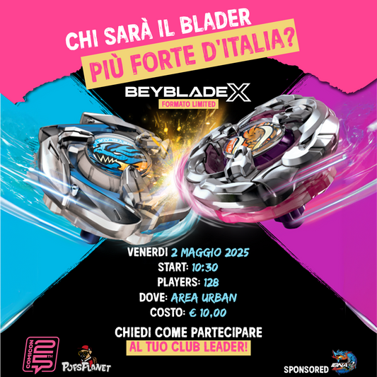 KING TOURNAMENT DI BEYBLADE X AL NAPOLI COMICON