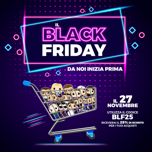 Chiudiamo la nostra Black Friday Week con il botto, solo per oggi 25% di sconto su tutto il catalogo