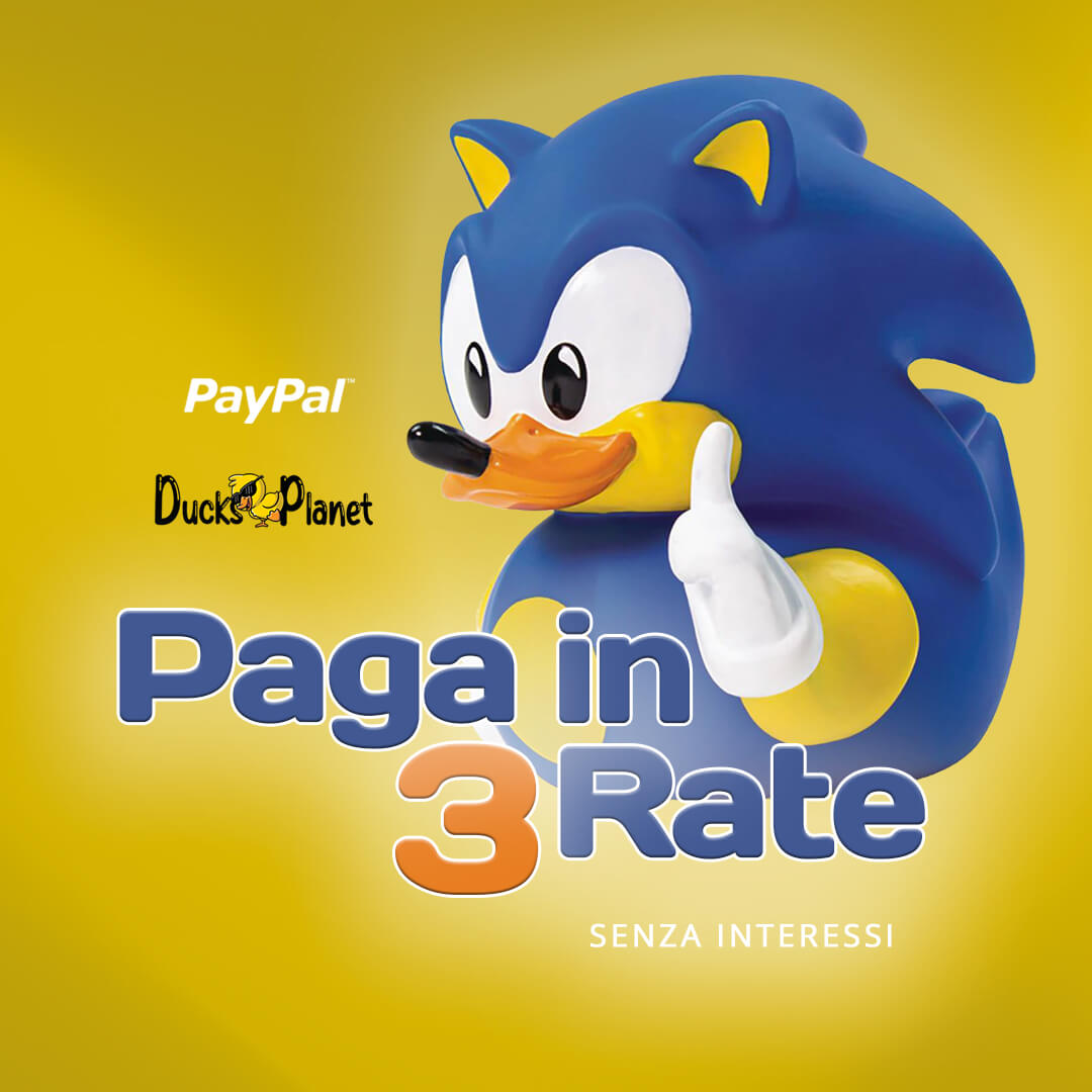 PAGA IN 3 RATE senza interessi con PAYPAL e DUCKS PLANET !