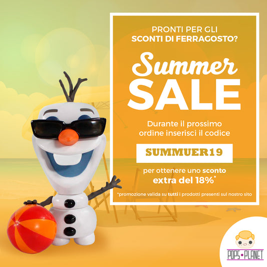 Felice Ferragosto a tutti dallo Staff di Popsplanet, eccoti un fantastico sconto per godere anche sotto l'ombrellone