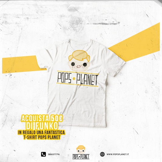 Acquista almeno 50,00 Euro di POP e ricevi in omaggio l'esclusiva T-Shirt Limited Edition