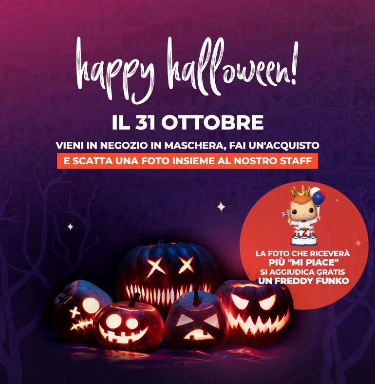 Happy Halloween - Gioca con noi e vinci un fantastico Freddy Funko