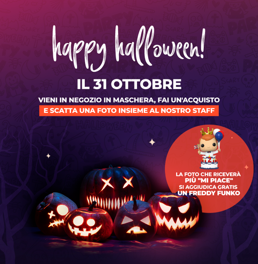 Happy Halloween - Gioca con noi e vinci un fantastico Freddy Funko