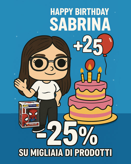Il 05/06/2025 è il compleanno della nostra mitica Sabrina!