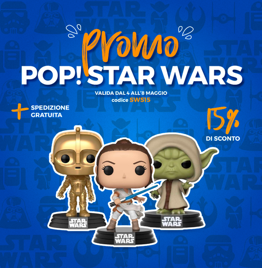 Da Popsplanet arrivano gli Star Wars Days, 5 giorni di sconti e promozioni stellari