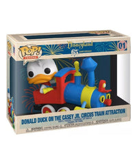 Donald Duck on the Casey Jr. Circus Train Attraction