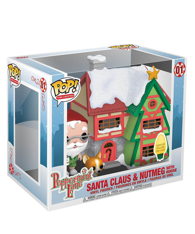 Santa Claus & Nutmeg With House