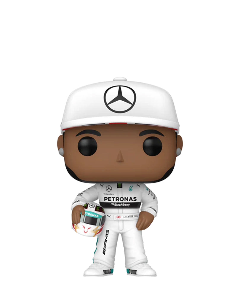 Lewis Hamilton with Helmet