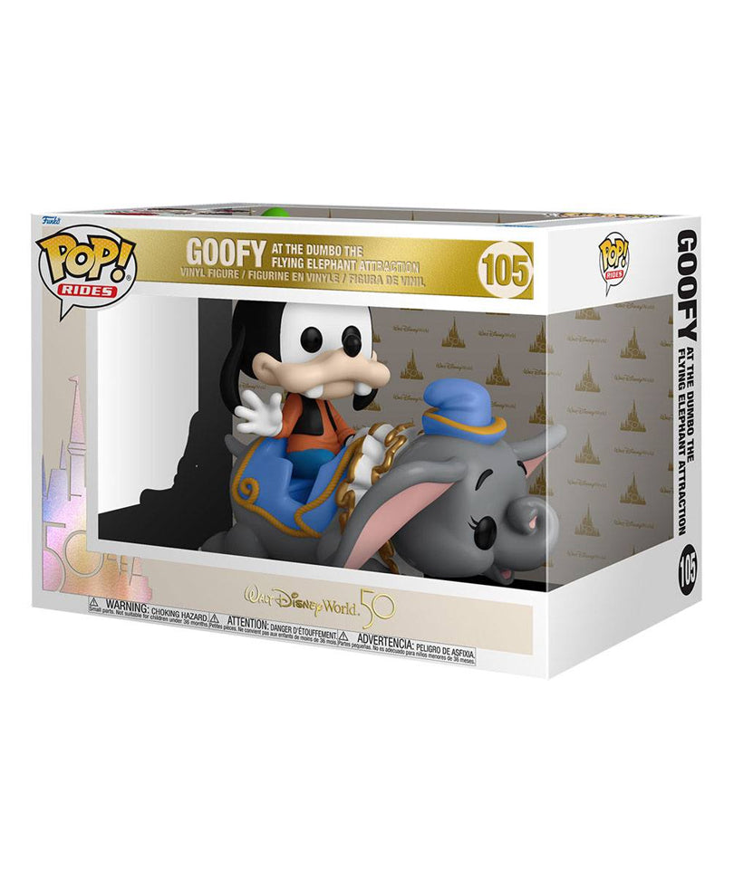 Goofy at the Dumbo the Flying Elephant Attraction