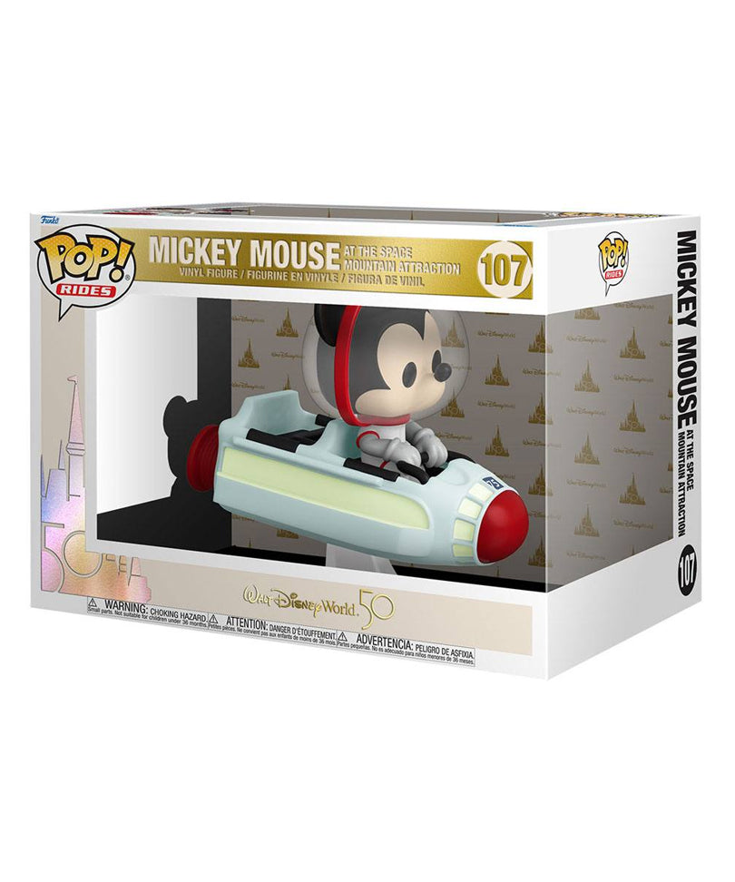 Mickey Mouse at the Space Mountain Attraction