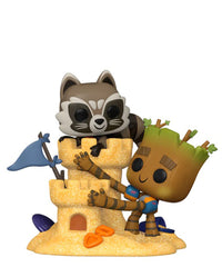 Rocket & Groot Beach Day