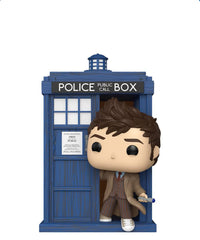 Tenth Doctor with Tardis