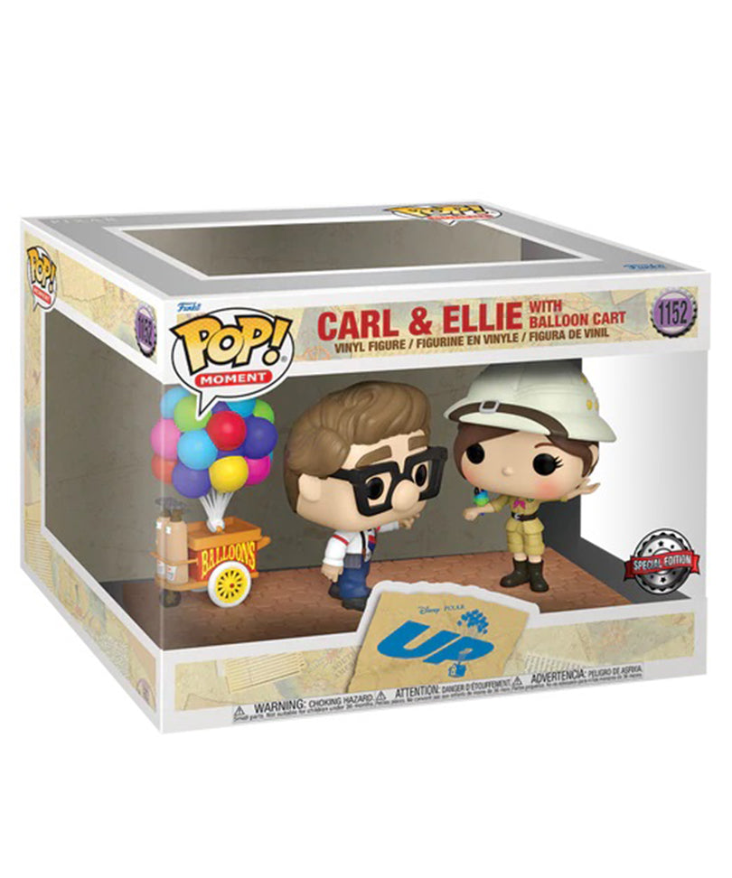 Carl & Ellie with Balloon Cart