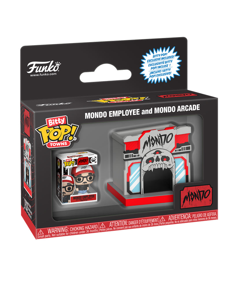 Mondo Employee & Mondo Arcade Bitty POP! Town