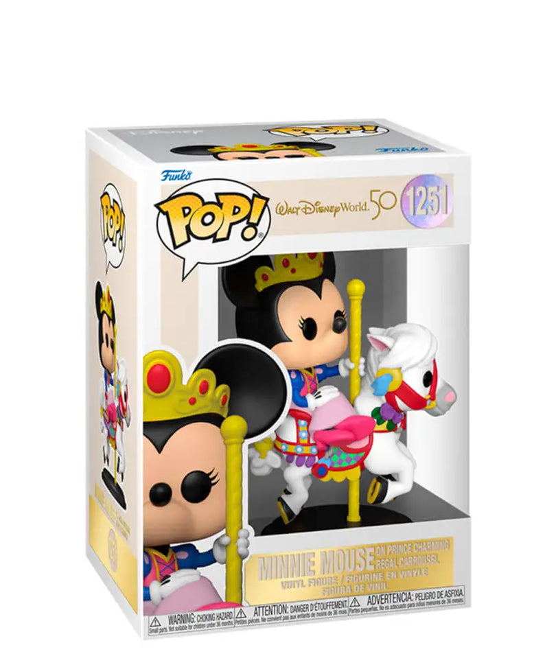 Minnie Mouse on Prince Charming Regal Carrousel