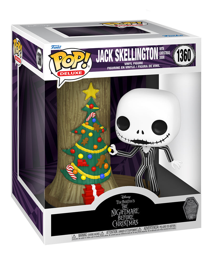 Jack Skellington with Christmas Door