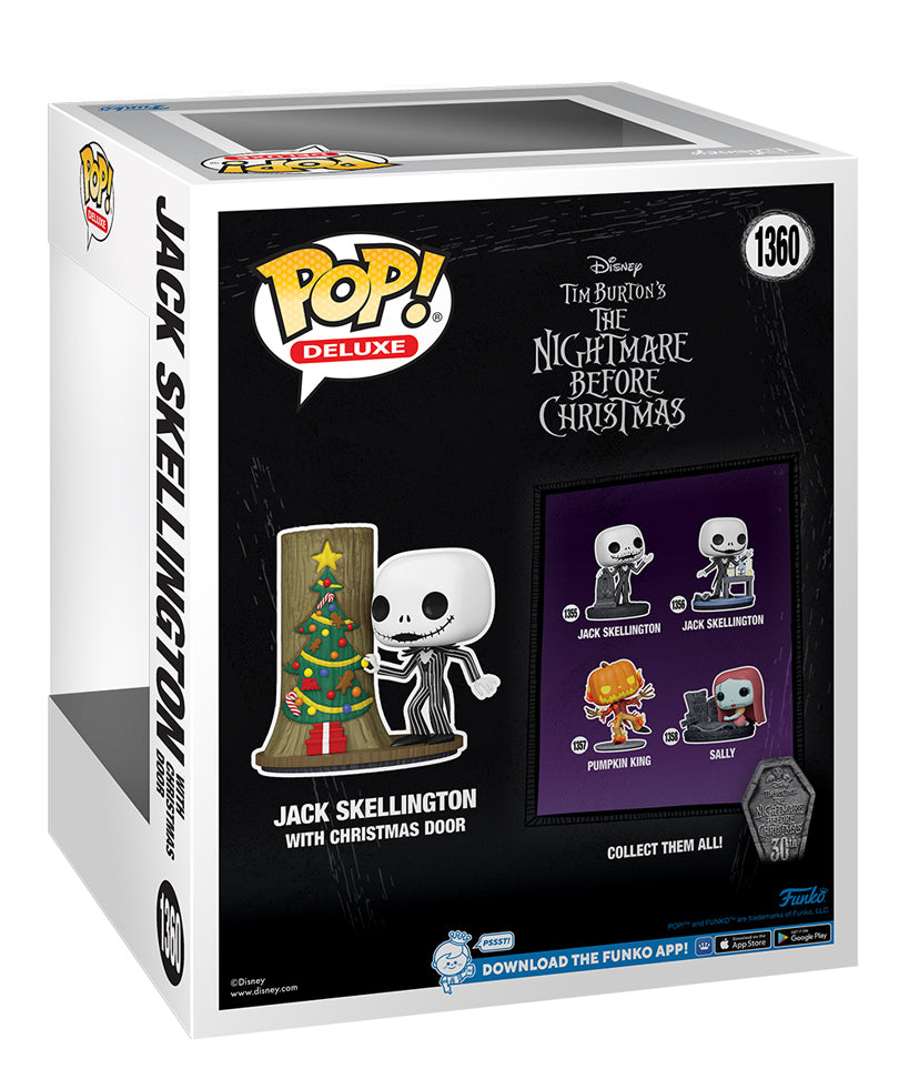 Jack Skellington with Christmas Door