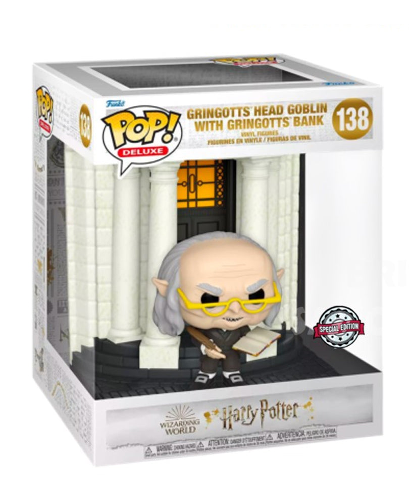 Gringotts Head Goblin with Gringotts Bank