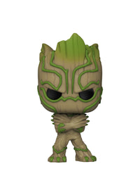Groot as Black Panther