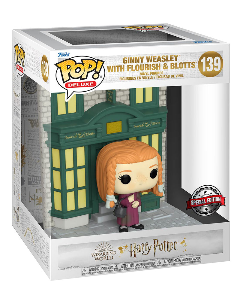 Ginny with Flourish & Blotts Storefront (6-Inch)