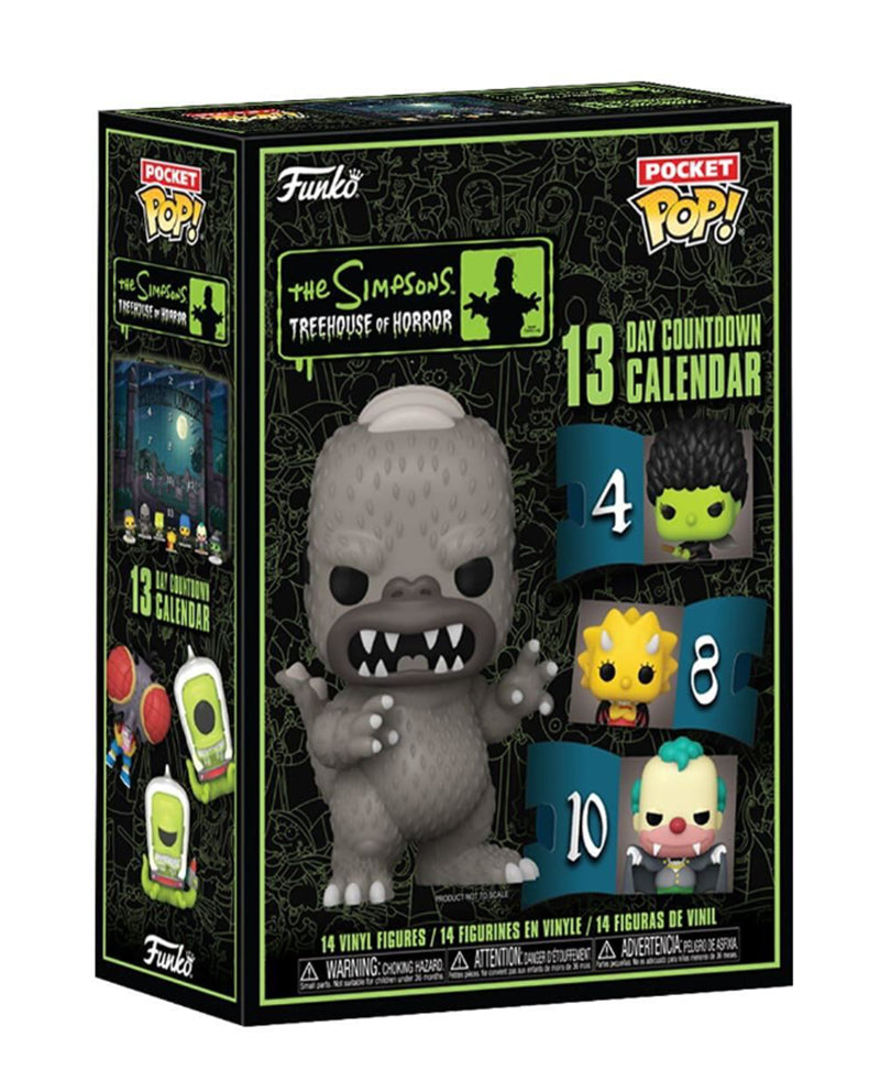 13 Day Countdown Calendar Pocket POP! The Simpsons: Treehouse of Horror Calendario dell'Avvento