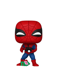 Spider-Man with Open Gift