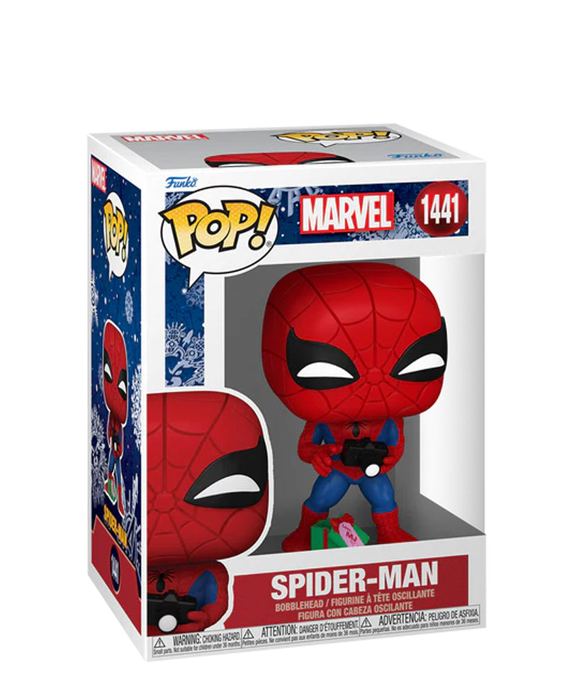 Spider-Man with Open Gift
