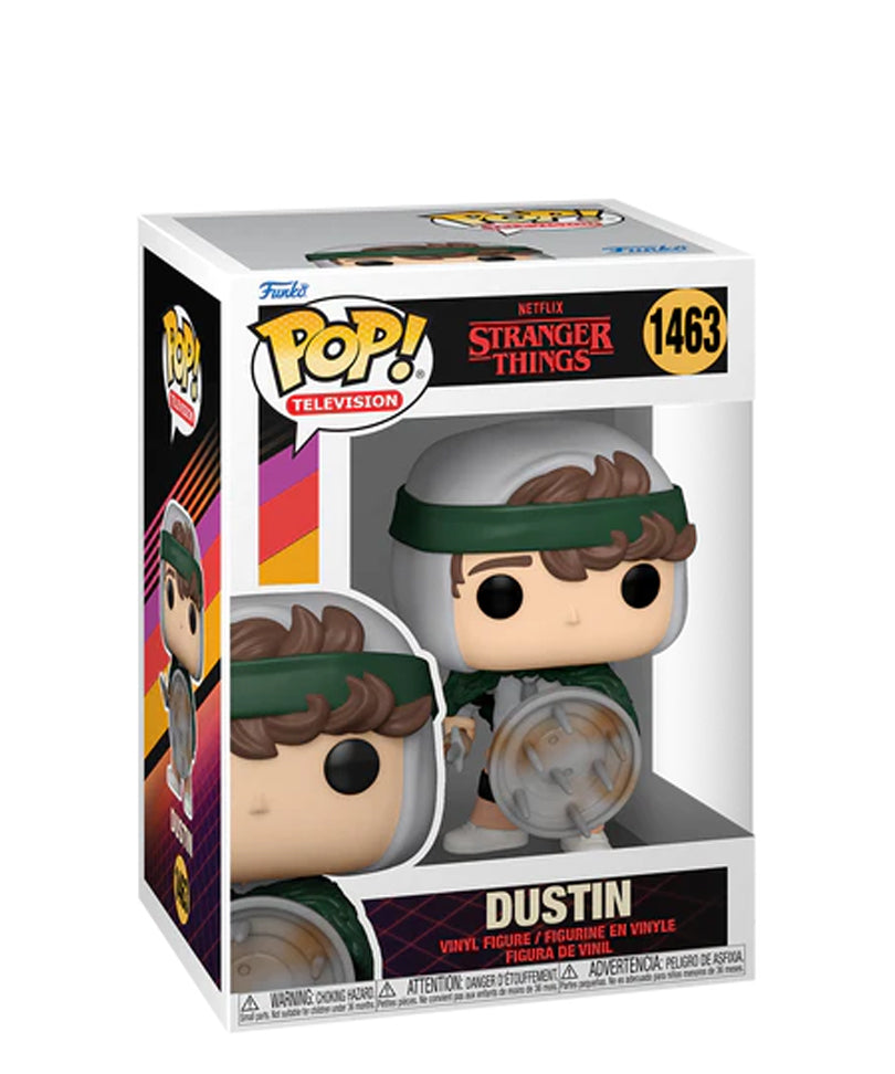 Hunter Dustin with Shield