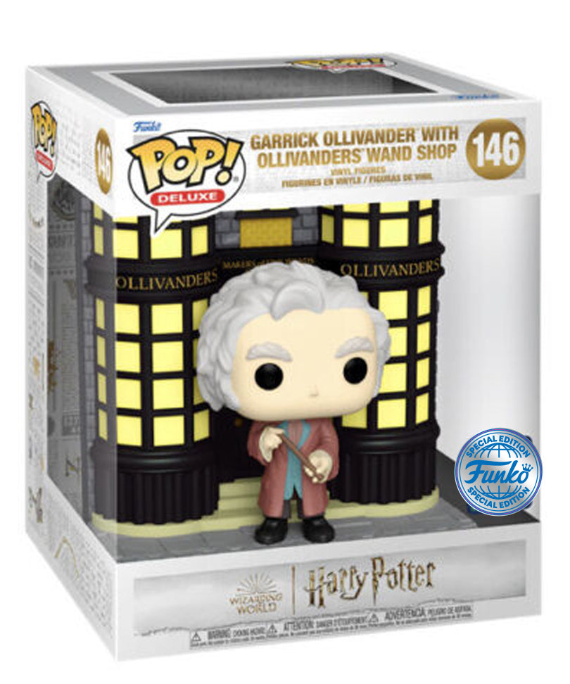 Garrick Ollivander with Ollivanders Wand Shop