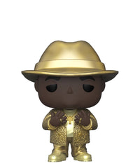 Notorious B.I.G. with Fedora (Gold Glitter Suit)