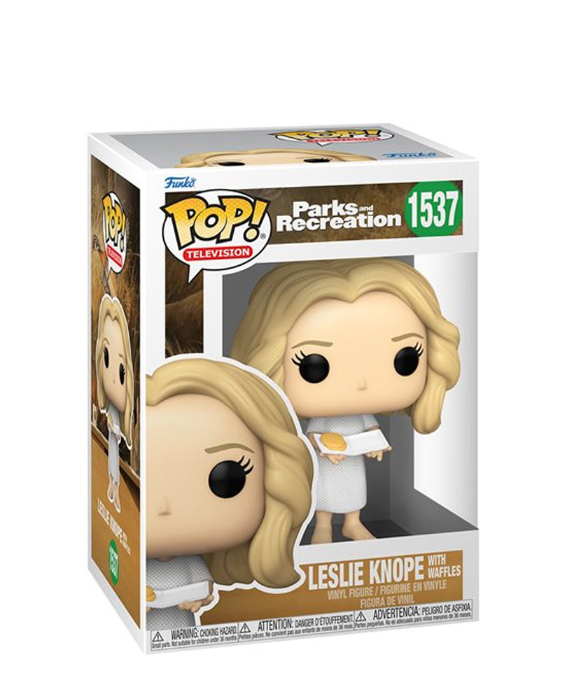Leslie Knope with Waffles