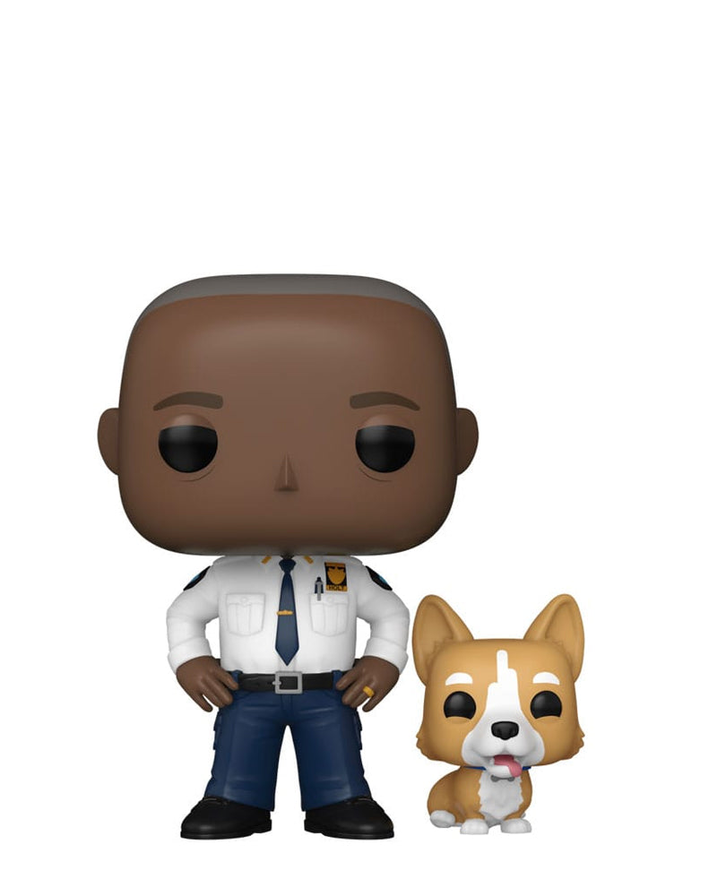 Captain Ray Holt with Cheddar