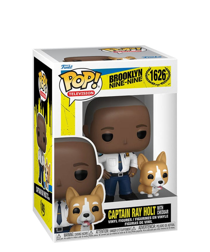 Captain Ray Holt with Cheddar