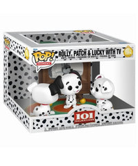 Rolly, Patch & Lucky with TV