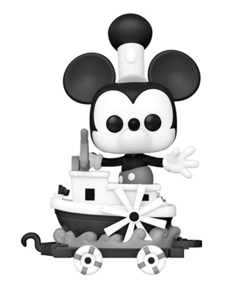 Mickey in Steamboat Car