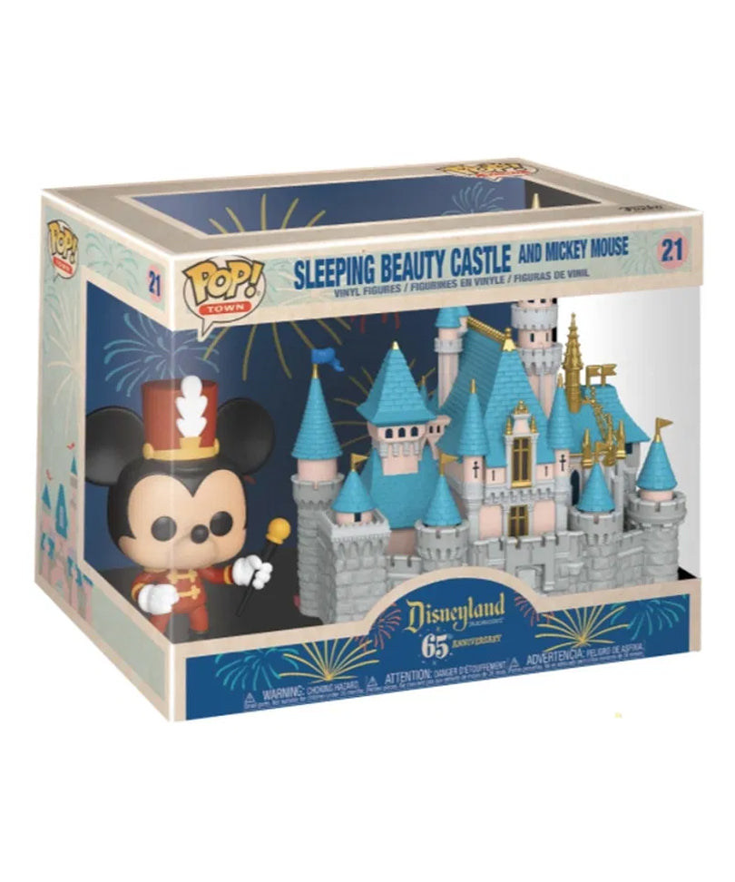 Sleeping Beauty Castle and Mickey Mouse