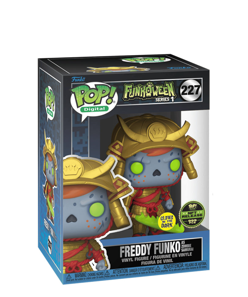 Freddy Funko as Zombie Samurai (Glows in the Dark)