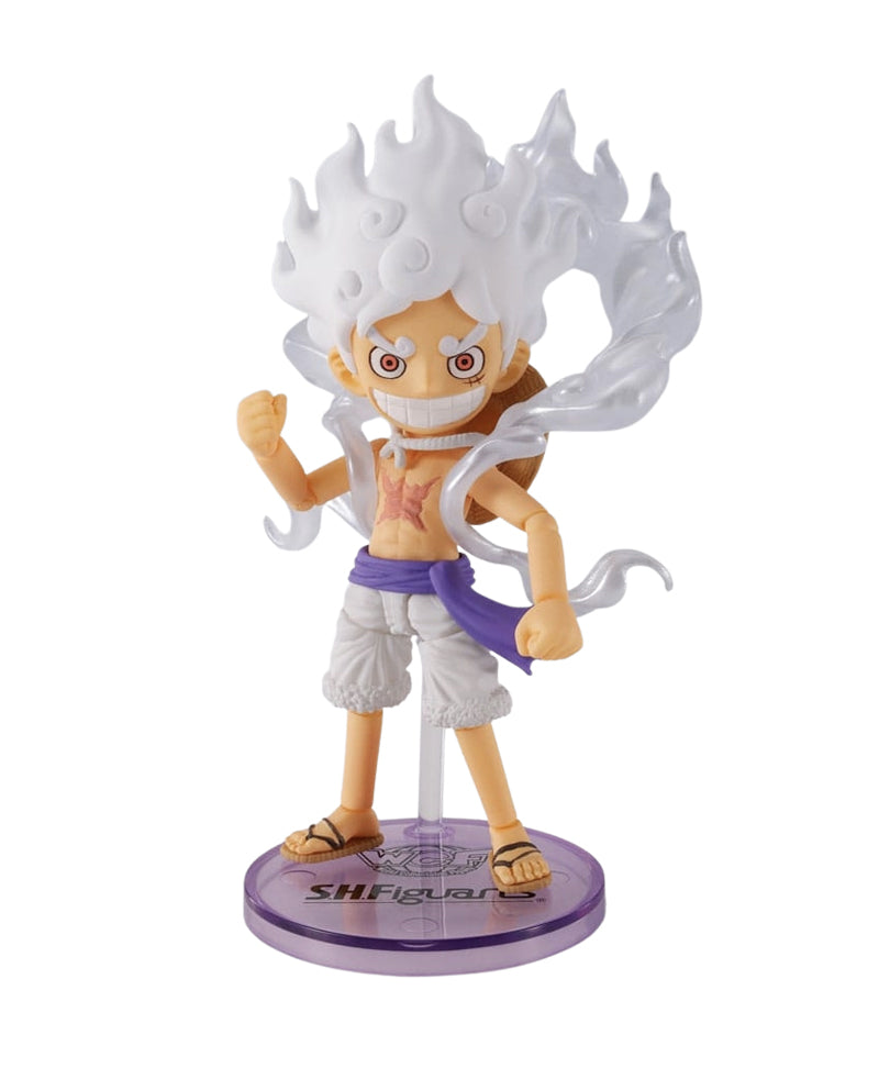 One Piece – Monkey D. Luffy Gear 5 - Action Figure World Collectable Figures x S.H.Figuarts 8 cm