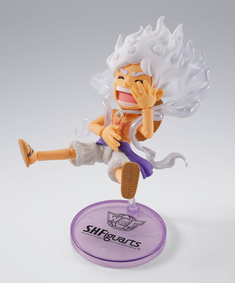 One Piece – Monkey D. Luffy Gear 5 - Action Figure World Collectable Figures x S.H.Figuarts 8 cm