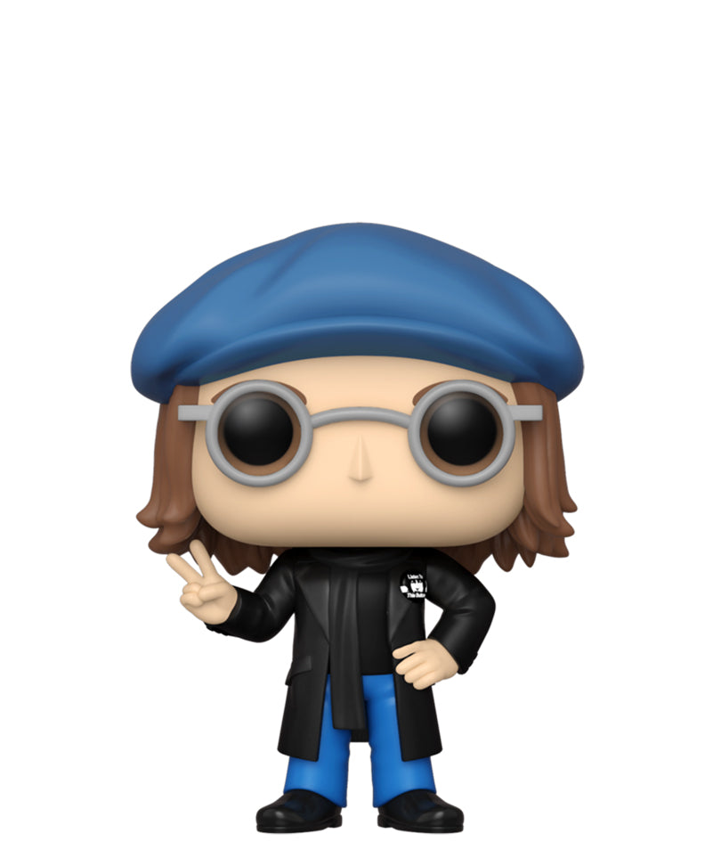 John Lennon in Peacoat