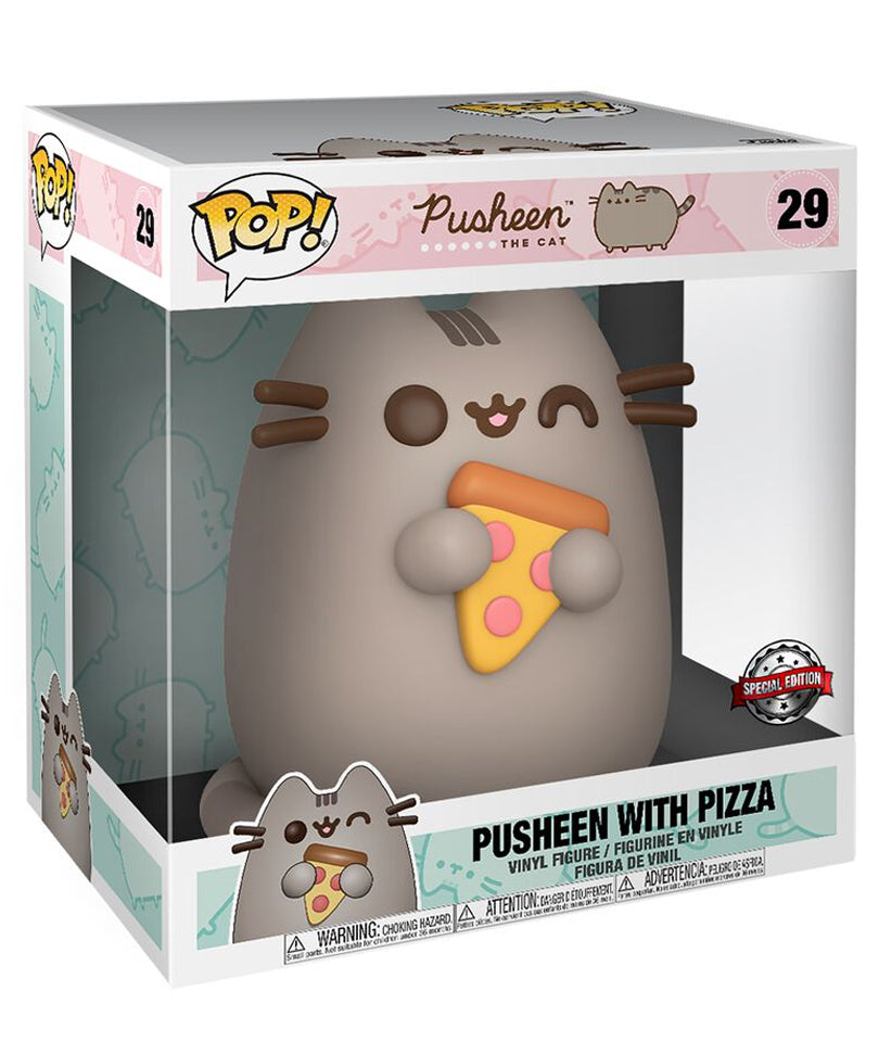 Pusheen with Pizza (10-Inch)