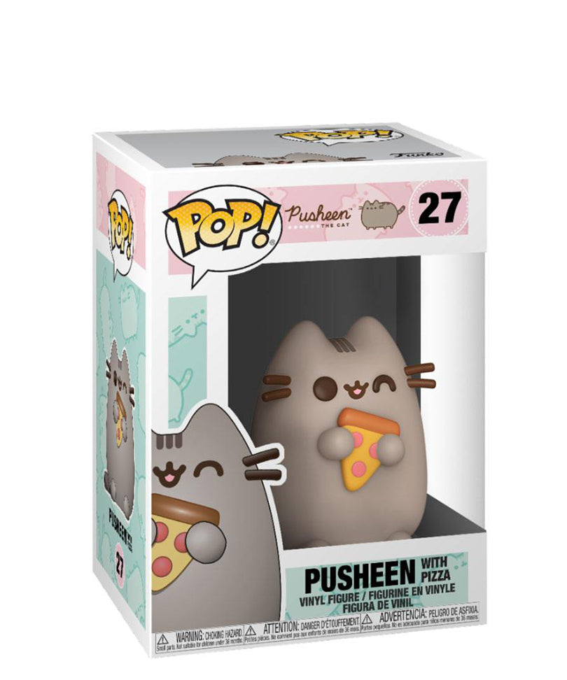 Pusheen with pizza