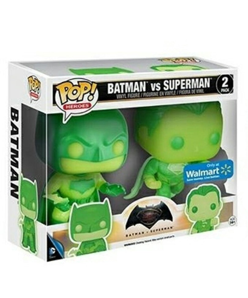Batman Vs Superman (Dawn of Justice) (Glow in the Dark) (2-Pack)