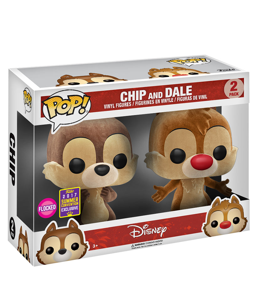 Chip and Dale (Flocked) (2-Pack)