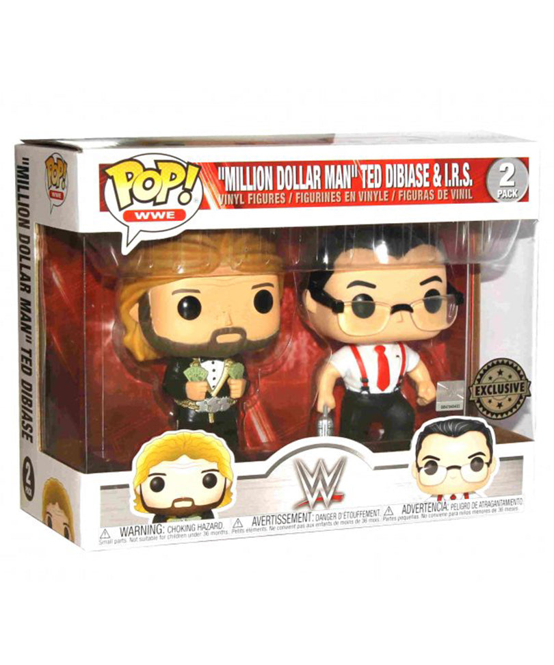 "Million Dollar Man" Ted Dibiase & I.R.S. (2-Pack)