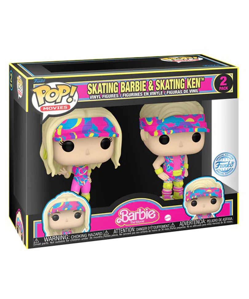 Skating Barbie & Skating Ken (Blacklight) (2-Pack)