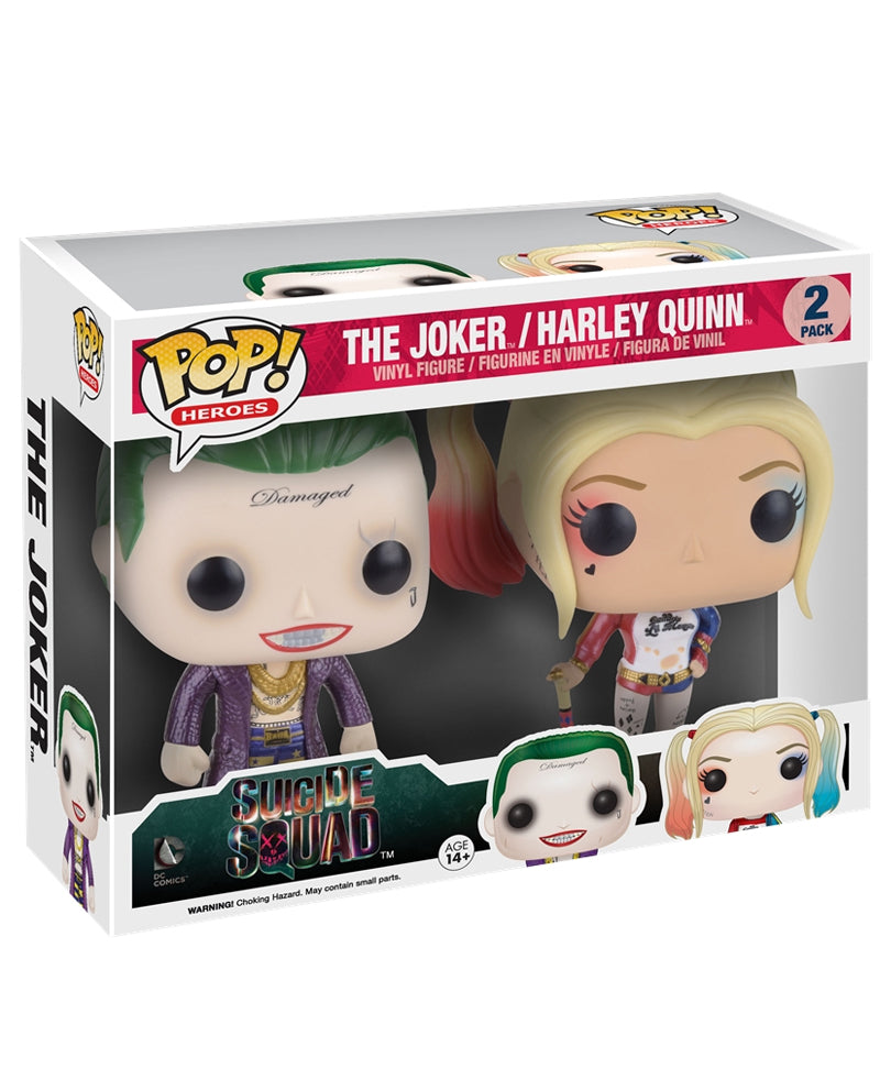 The Joker (Boxer) & Harley Quinn (Suicide Squad) (Metallic) (2-Pack) 